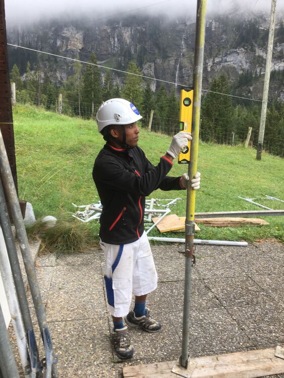 Beyene Weldemhret, Lernender Maler