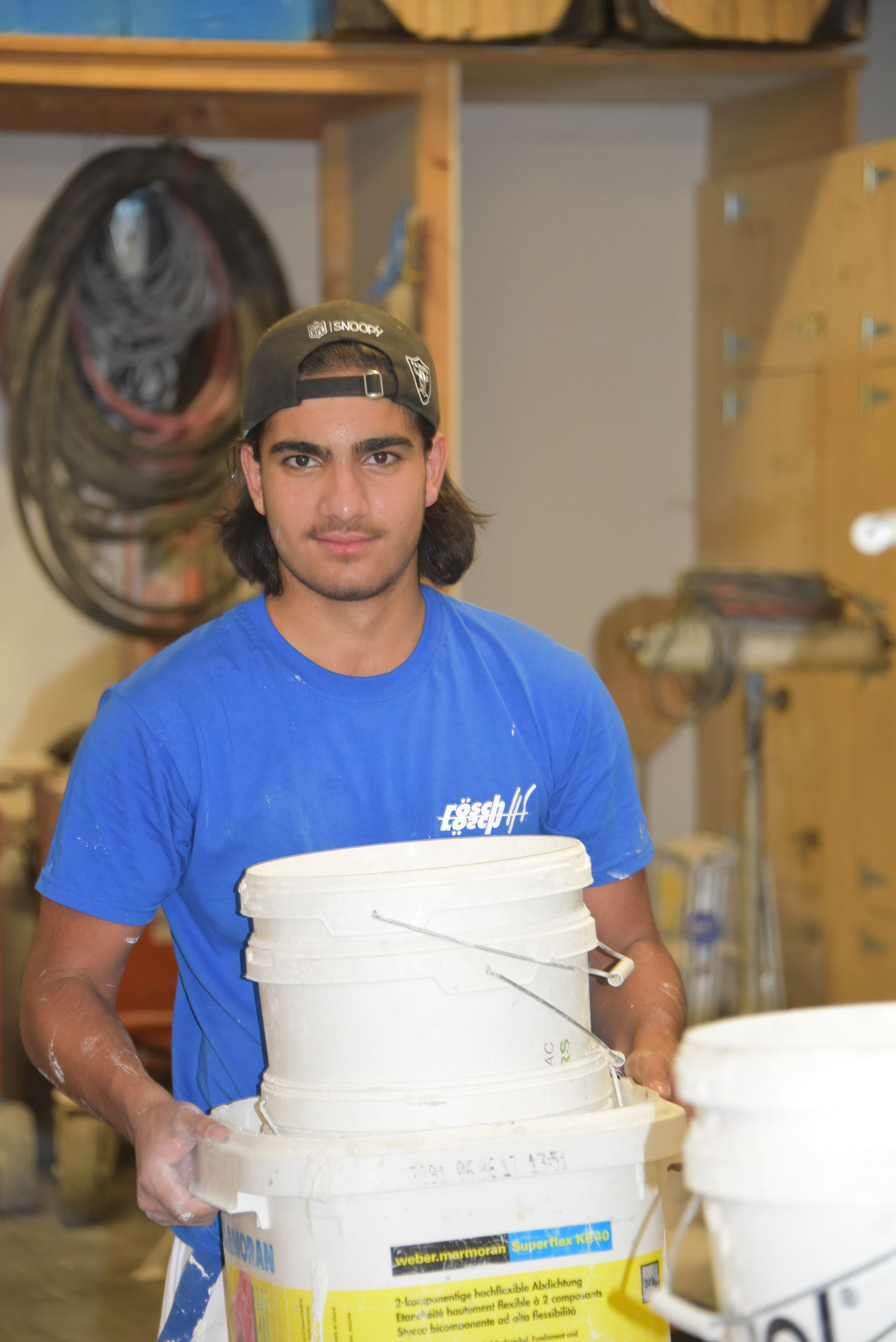 Keyvan Heidar Agha, Lernender Gipser